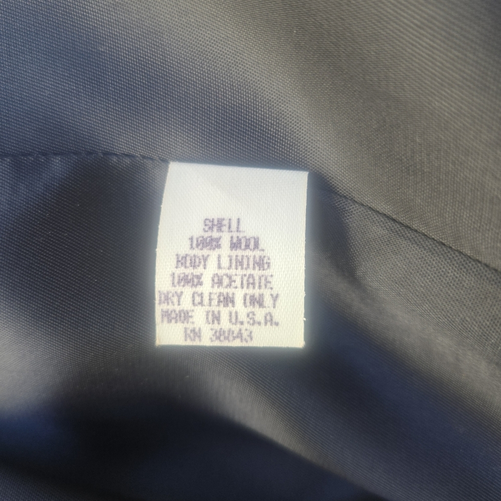 Larry Levine- Black- Maxi- Wool Coat- Size 10 - Picture 8 of 11